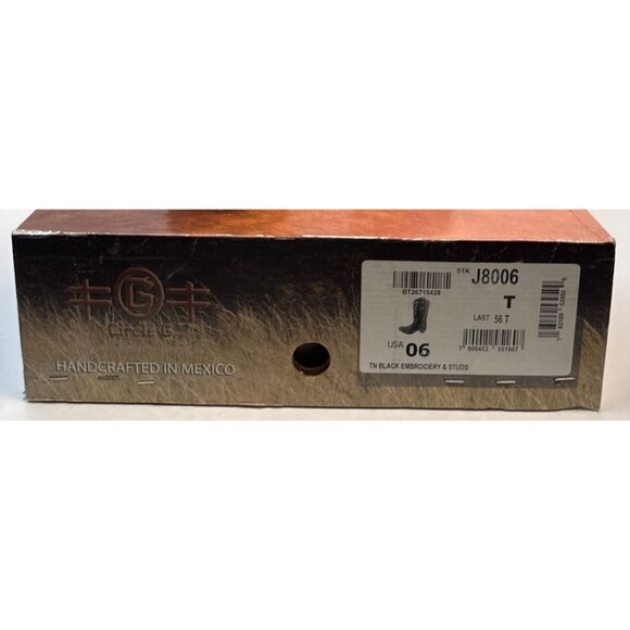 Circle G by Corral Kids Western Boot Snip Toe J8006 (Little Kid/Big Kid) Size 6 - Picture 10 of 11